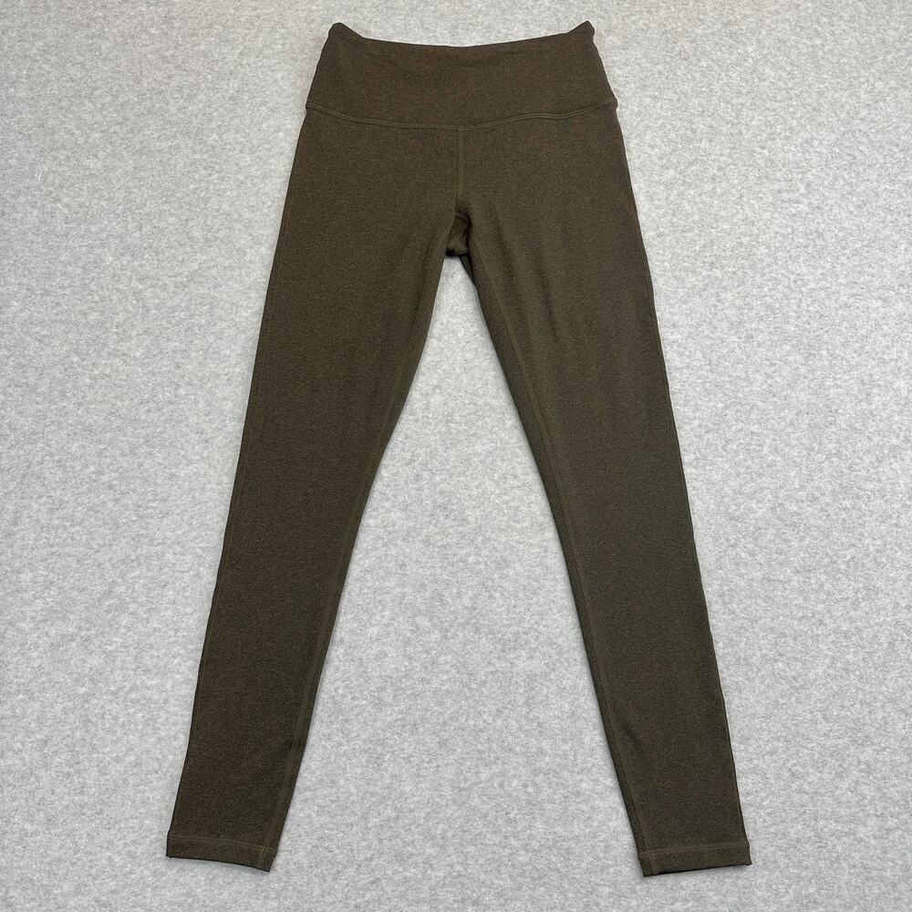 Prana Transform Leggings WMNS S Camel Heather Pull on Performance Stretch Jersey